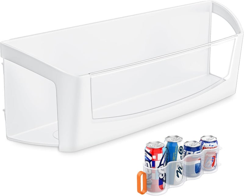 Alvar UPGRADED WPW10212139 Refrigerator Door Shelf Bin Compatible with Whirlpool Maytag Refrigerator Door Shelf Parts W10212139 Whirlpool Fridge Shelves Replacement WRF555SDH GI6FARXX PS11750465 Left Bin - Image 1